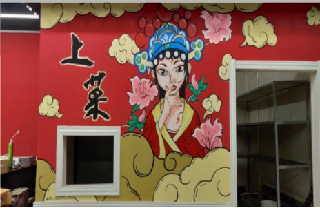 三江墙体彩绘的发展和应用