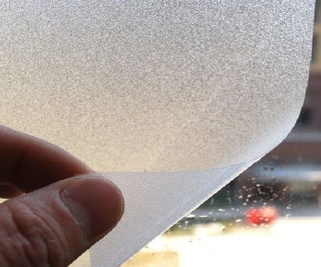 三江玻璃门外面粘广告用什么材料好？