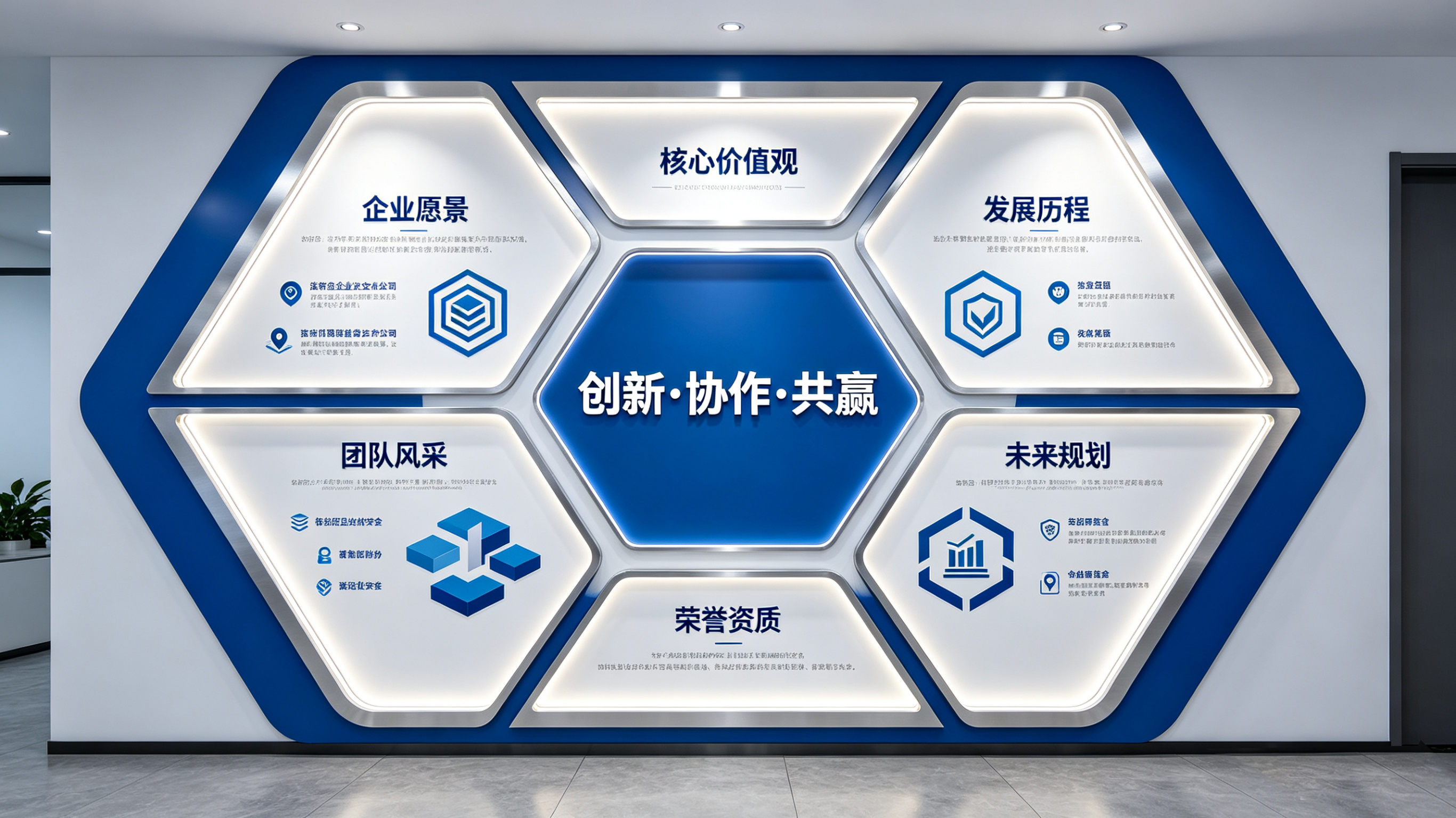 三江企业文化墙六边形避坑指南（新手常犯5个错误）